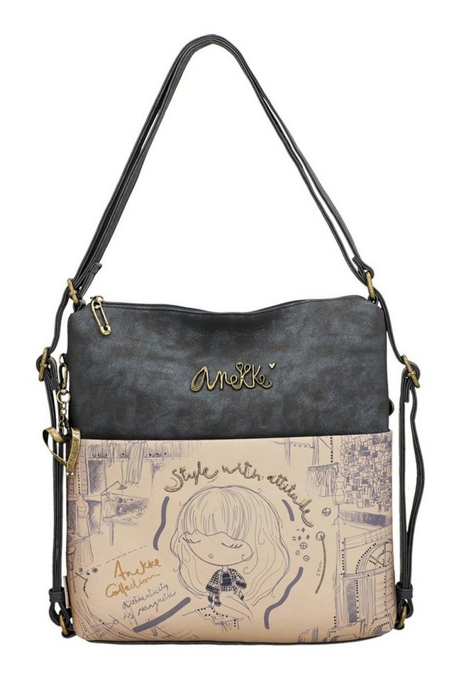 Anekke Schultertasche Bag Convertible Into Backpack von Anekke