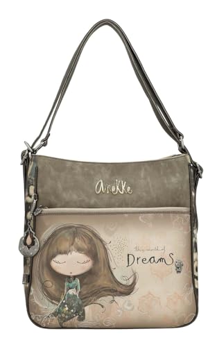 Anekke Schultertasche Rucksack Real Convertible Shoulderbag Multicolor mehrfarbig Anekke Schultertasche Rucksack Real Convertible Shoulderbag Multicolor mehrfarbig von Anekke