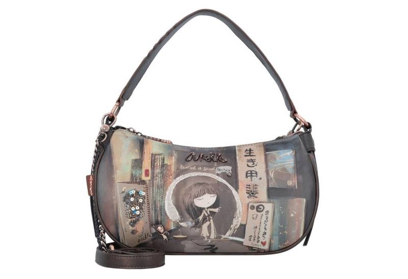 Anekke Schultertasche Shoen Brown, Polyurethan von Anekke