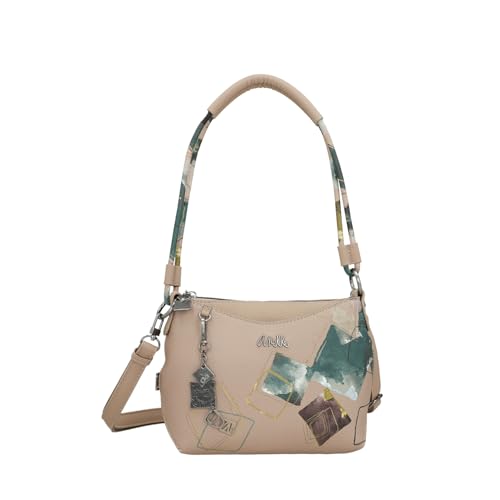 Anekke Schultertasche mit Umhängetasche, Kollektion Evolution, Reißverschluss | Maße 25 x 17 x 6 cm von Anekke