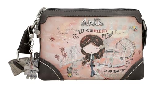 Anekke Peace & Love Crossbody Bag Pink von Anekke