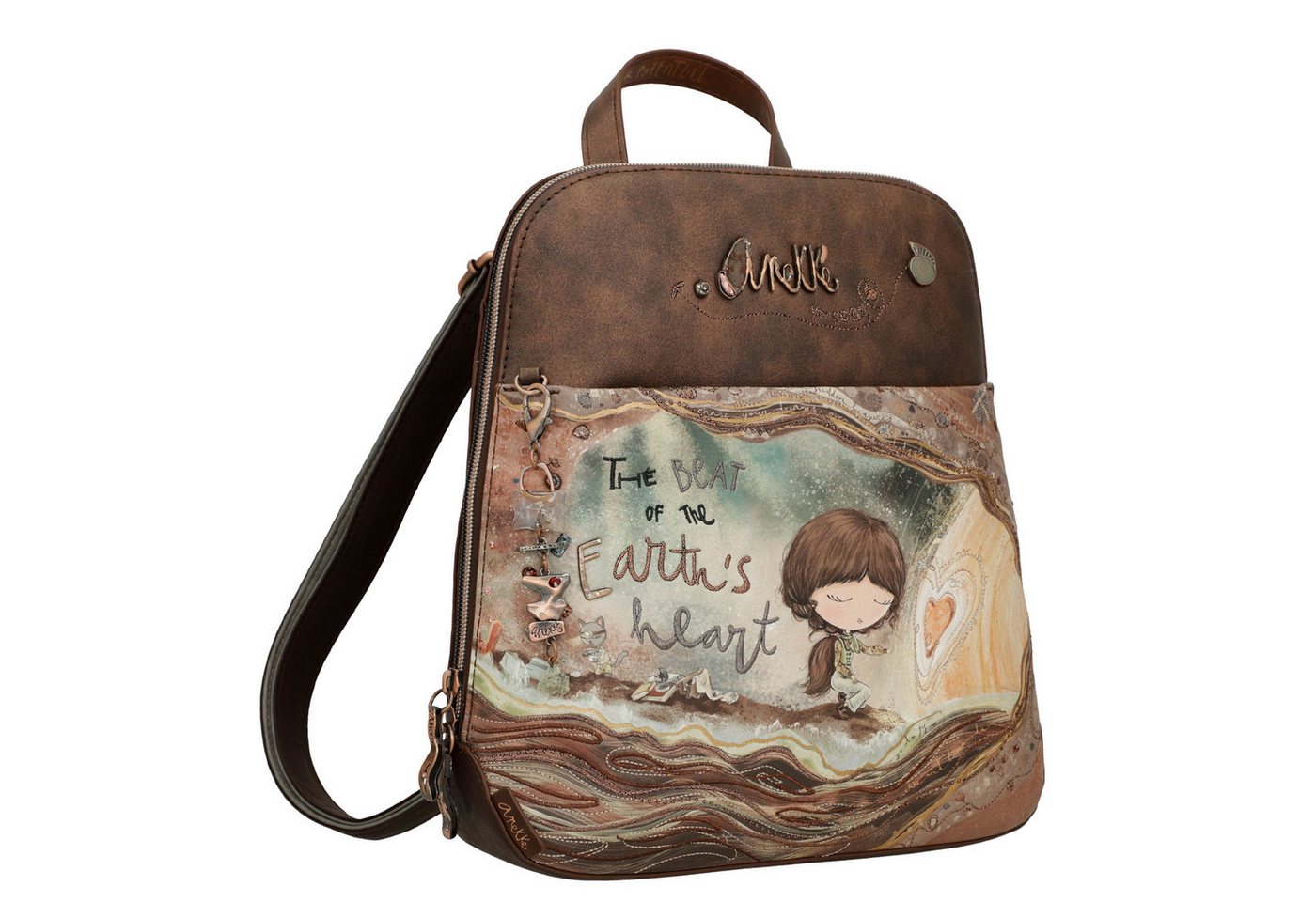 Anekke Umhängetasche Anekke Medium Rucksack für die Freizeit CORE multicolor (1, 1-tlg., 1) von Anekke