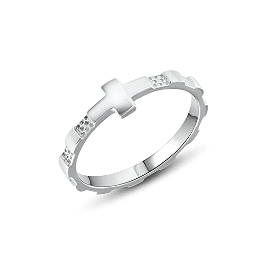 Anellissimo Religiöser Rosenkranz Herren Damen 925 Sterling Silber -, von Anellissimo