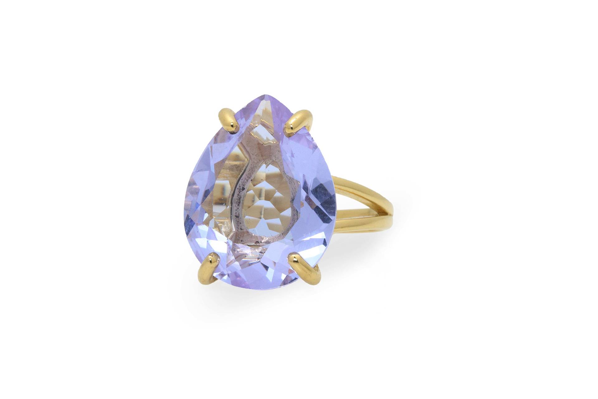 18K Gold Tansanit Ring Cocktailring Vermeil Edelstein Weihnachtsgeschenk Ringe Gravierte Geschenk von AnemoneJewelry