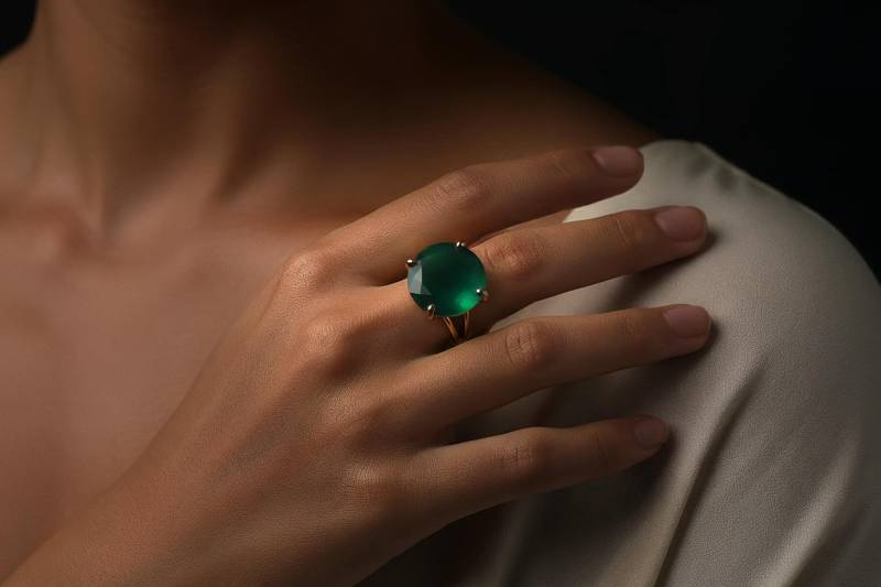 Grüner Onyx Ring Gold Statement Großer Edelsteinring Rundschliff Cocktailring Handgemachte Ringe Für Frauen Benutzerdefinierter Gefüllter Grüner Onyx Ring Gold Statement Großer Edelsteinring Rundschliff Cocktailring Handgemachte Ringe Für Frauen Benutzerdefinierter Gefüllter von AnemoneJewelry