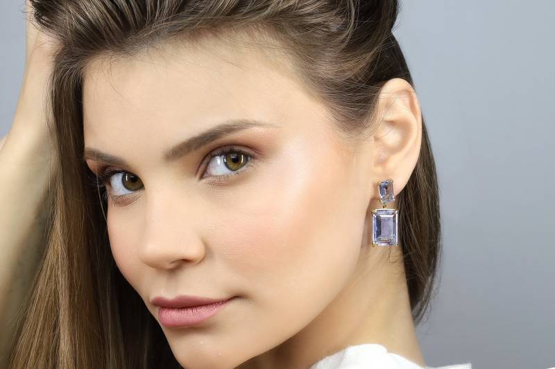 Tansanit Multi-stein Ohrringe 14K Gold Gefüllte Elegante Dezember Birthstone Perfektes Geschenk Für Sie von AnemoneJewelry