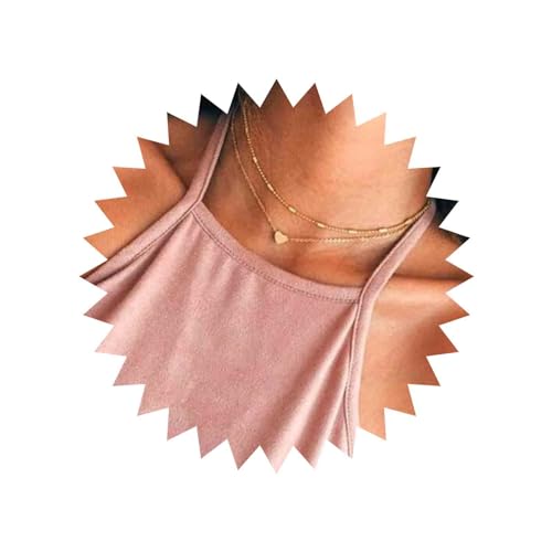 Aneneiceera Boho Geschichtet Herz Halskette Kupfer Perlen Choker Satellit Gold Kette Liebe Herz Tropfen Anhänger Hochzeit Halskette Mehrschichtigen Charme Modeschmuck Geschenk Für Frauen Und Mädchen von Aneneiceera