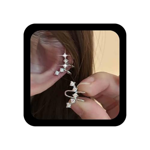 Aneneiceera Boho Kristall Ohr Manschette Ohrringe Silber Strass Manschette Kletterer Ohrring Cz Knorpel Crawler Wrap Ohrring Cz Kein Piercing Ohrringe Schmuck Für Frauen 2pcs Aneneiceera Boho Kristall Ohr Manschette Ohrringe Silber Strass Manschette Kletterer Ohrring Cz Knorpel Crawler Wrap Ohrring Cz Kein Piercing Ohrringe Schmuck Für Frauen 2pcs von Aneneiceera