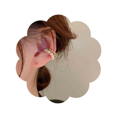Aneneiceera Boho Perle Kreis Manschette Ohrringe Gold Ring Helix Ohrmanschette Minimalistische Cz Clip Auf Schmuck Für Frauen von Aneneiceera