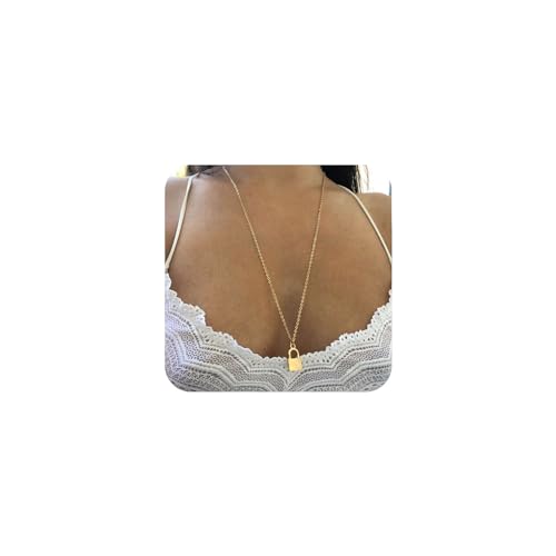Aneneiceera Boho Schloss Anhänger Lange Halskette Retro Minimalistische Kette Gold Einfache Halskette Verstellbare Goldkette Hochzeitsschmuck Für Frauen Mädchen Für Geschenk von Aneneiceera