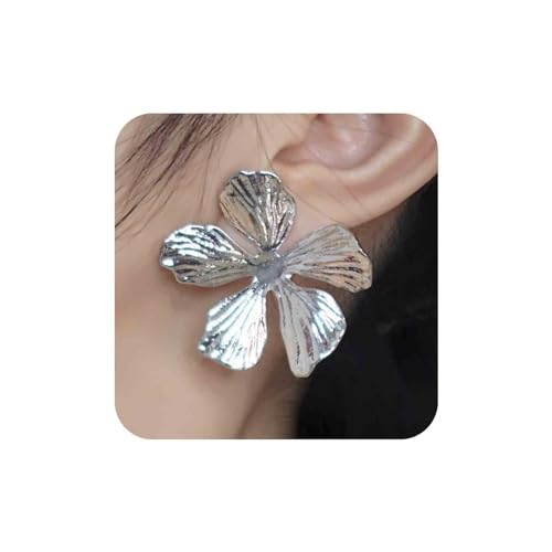 Aneneiceera Boho Übertriebene Blumen Ohrstecker Silberne Metallische Blumen Ohrstecker Texturierte Blumen Ohrstecker Vintage Metall Blumenblatt Ohrringe Schmuck Für Frauen Und Mädchen Aneneiceera Boho Übertriebene Blumen Ohrstecker Silberne Metallische Blumen Ohrstecker Texturierte Blumen Ohrstecker Vintage Metall Blumenblatt Ohrringe Schmuck Für Frauen Und Mädchen von Aneneiceera