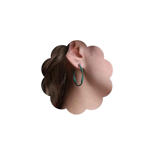 Aneneiceera Vintage Emaillierte Grüne Reifen Ohrringe - Verdrehte Baumeln, Dünne Huggie, Retro Tropfen Schmuck Für Frauen Und Mädchen Aneneiceera Vintage Emaillierte Grüne Reifen Ohrringe - Verdrehte Baumeln, Dünne Huggie, Retro Tropfen Schmuck Für Frauen Und Mädchen von Aneneiceera