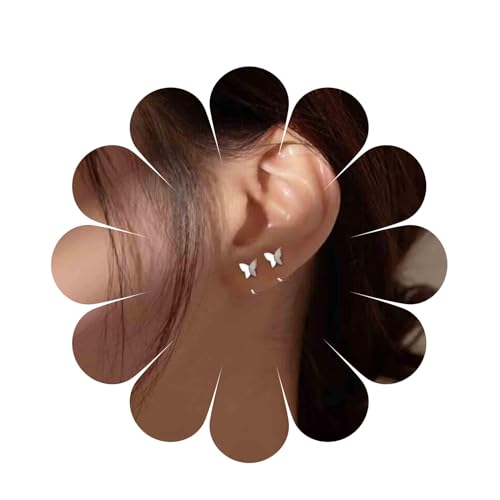 Aneneiceera Vintage Kleine Schmetterling Spiral Ohrringe Silber Kleine Schmetterling Ohrringe Twist Ohr Huggies Ohrringe Boho Schmetterling Ohrstecker Ohrringe Schmuck Für Frauen Und Mädchen Aneneiceera Vintage Kleine Schmetterling Spiral Ohrringe Silber Kleine Schmetterling Ohrringe Twist Ohr Huggies Ohrringe Boho Schmetterling Ohrstecker Ohrringe Schmuck Für Frauen Und Mädchen von Aneneiceera