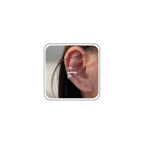 Aneneiceera Vintage Kristall Perle Ohr Manschette Ohrringe Silber Offener Reif Manschette Ohrringe Strass Manschette Wrap Ohrringe Cz Perle Clip Auf Knorpel Kein Piercing Ohrringe Schmuck Für Frauen Aneneiceera Vintage Kristall Perle Ohr Manschette Ohrringe Silber Offener Reif Manschette Ohrringe Strass Manschette Wrap Ohrringe Cz Perle Clip Auf Knorpel Kein Piercing Ohrringe Schmuck Für Frauen von Aneneiceera