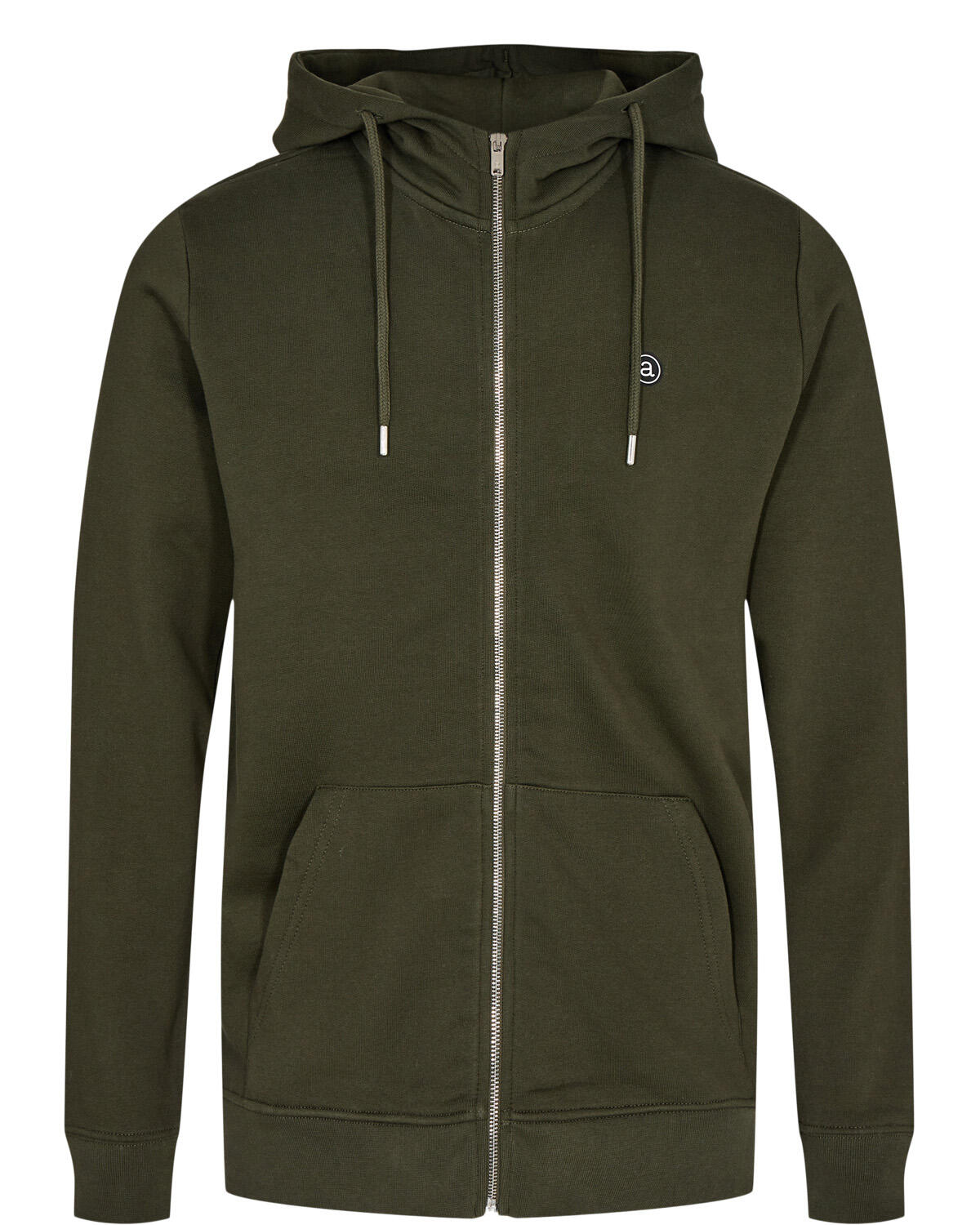 Anerkjendt - AKELLIOT NOOS ZIP HOODIE forest night - Gr. - S von Anerkjendt