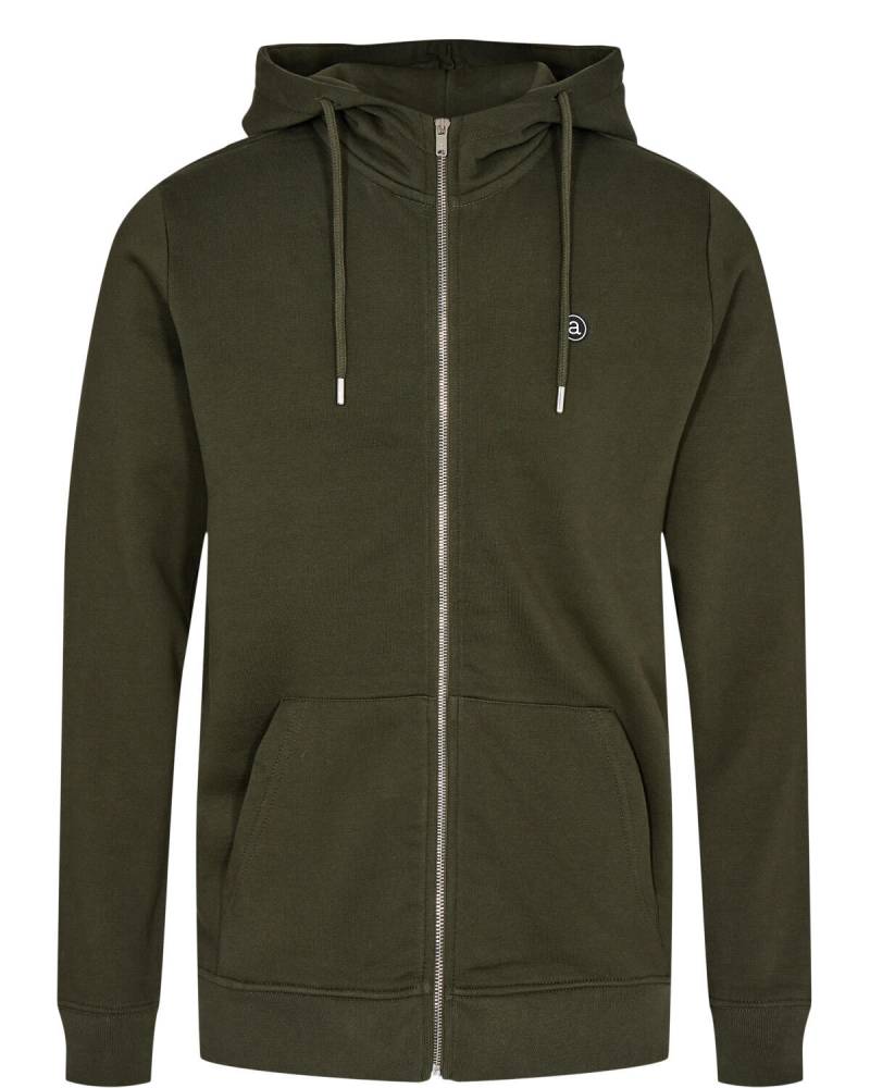 Anerkjendt - AKELLIOT NOOS ZIP HOODIE forest night - Gr. - S von Anerkjendt