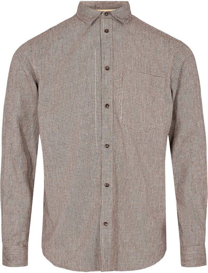Anerkjendt Hemd Akkonrad Karo Braun - Größe S von Anerkjendt