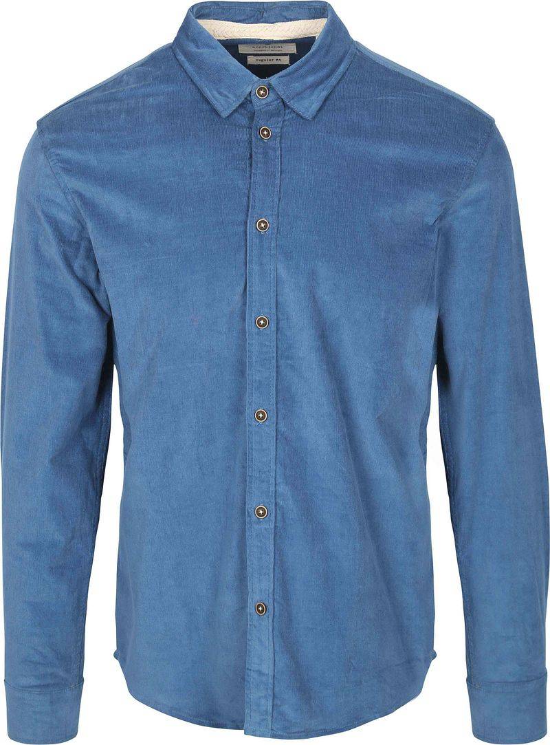 Anerkjendt Hemd Leif Corduroy Mid Blau - Größe M von Anerkjendt
