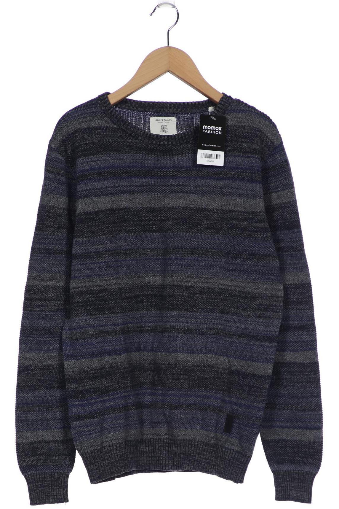 Anerkjendt Herren Pullover, blau von Anerkjendt