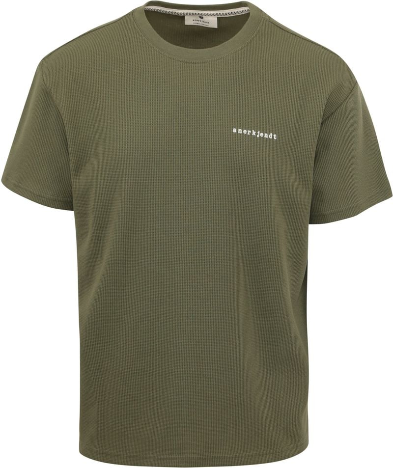 Anerkjendt Kikki T-shirt Grün - Größe XL von Anerkjendt