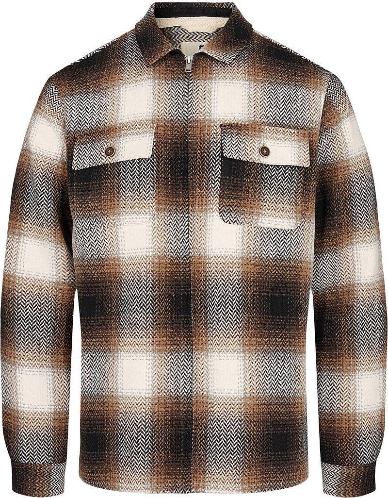 Anerkjendt Overshirt Oscar Wool Mix Braun - Größe XL von Anerkjendt