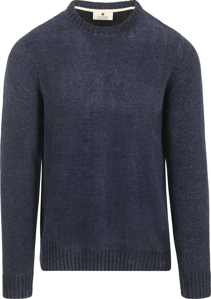 Anerkjendt Pullover Sune Chenille Navy - Größe XXL von Anerkjendt