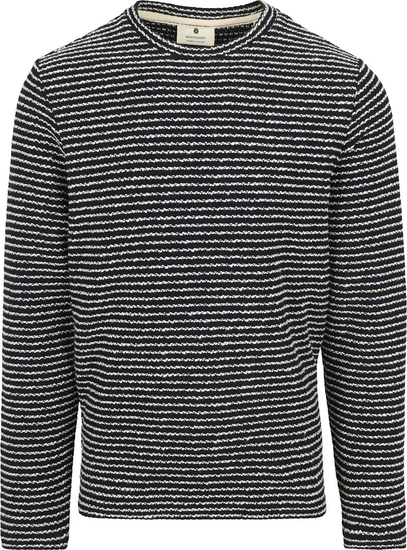 Anerkjendt Sail Pullover Streifen Navy - Größe M von Anerkjendt