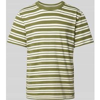ANERKJENDT T-Shirt mit Streifenmuster Modell 'AKKIKKI' in Gruen, Größe S von ANERKJENDT