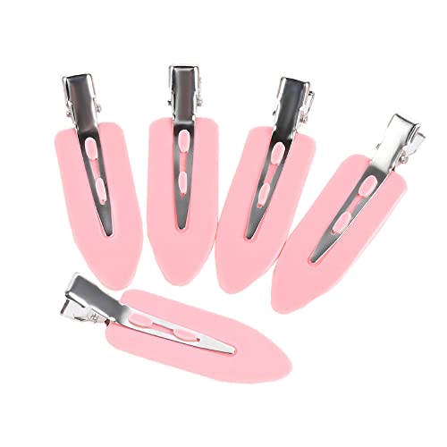 10 Stück Haarspangen für Damen, Metall Snap Haarclips, Schöne Modische Haarklemmen, Metall Haarspangen Niedliche Haarschmuck für DIY Haarstyling Haarzubehör,Rosa von Anevous