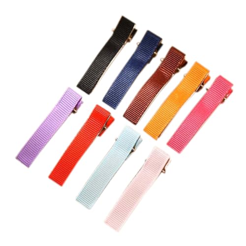 100 Stück Metall Haarspange für Damen, 5cm Modische Haarklammern Haarspange, Schöne Haar Schnappclips Einfache Haarspangen Clips für Fraue Dickes Dünnes Haar,Gemischt von Anevous