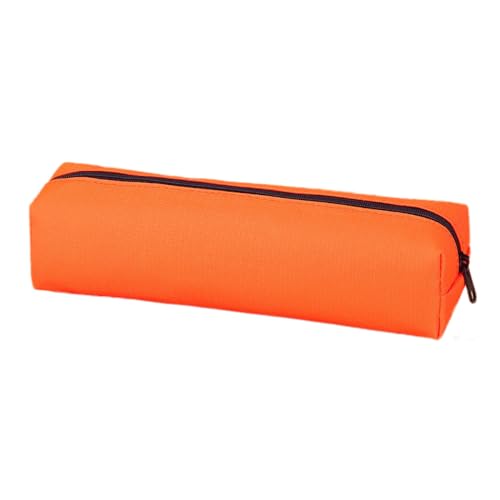 2 Stück Federmäppchen,Große Pencil Case,Fassungsvermögen Mäppchen Tragbare Schreibwarenbeutel,Bleistift Beutel für Middle High School College Office Studentin Mädchen Erwachsener Geschenk, Orange von Anevous