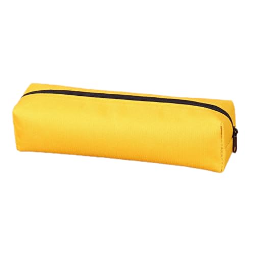 2 Stück Federmäppchen,Große Pencil Case,Fassungsvermögen Mäppchen Tragbare Schreibwarenbeutel,Bleistift Beutel für Middle High School College Office Studentin Mädchen Erwachsener Geschenk,Gelb von Anevous