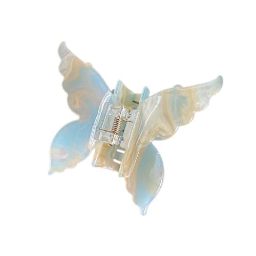 2 Stück Haarspangen Schmetterling,Haarklammern,7 cm Haarspange,Haarclip,Haarschmuck,Butterfly Farbwechselnde Haarnadel,Hairpin,Hair Accessories Haarkrallen für Damen Mädchen,Gelbblau 2 Stück Haarspangen Schmetterling,Haarklammern,7 cm Haarspange,Haarclip,Haarschmuck,Butterfly Farbwechselnde Haarnadel,Hairpin,Hair Accessories Haarkrallen für Damen Mädchen,Gelbblau von Anevous