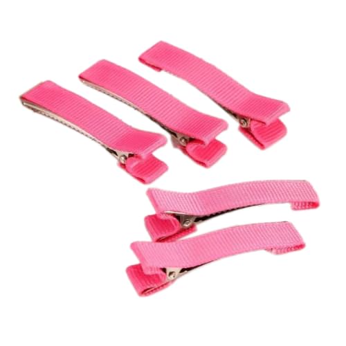 30 Stück Metall Haarspange für Damen, 3.5cm Modische Haarklammern Haarspange, Schöne Haar Schnappclips Einfache Haarspangen Clips für Fraue Dickes Dünnes Haar,Rosa von Anevous