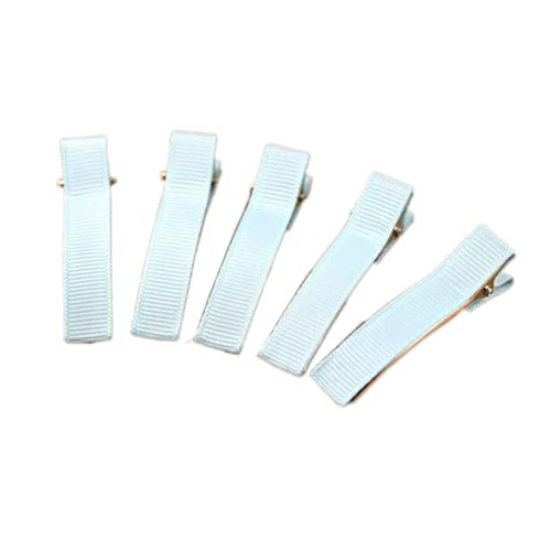 30 Stück Metall Haarspange für Damen, 5cm Modische Haarklammern Haarspange, Schöne Haar Schnappclips Einfache Haarspangen Clips für Fraue Dickes Dünnes Haar,Hellblau von Anevous