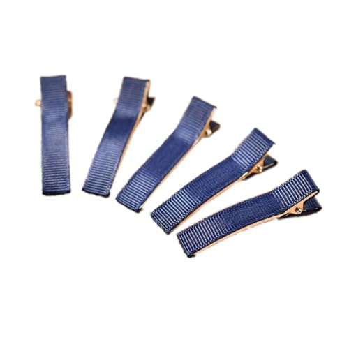 30 Stück Metall Haarspange für Damen, 5cm Modische Haarklammern Haarspange, Schöne Haar Schnappclips Einfache Haarspangen Clips für Fraue Dickes Dünnes Haar,Marineblau von Anevous