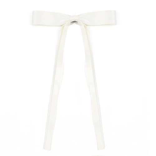 5 Stück Haarspange mit Schleife Damen, Schleifen Haarspangen, Mode Haarschleife Haarnadel Clips, Exquisite Eleganter Haarklammern, Haarschmuck für Frauen Accessoires,Beige von Anevous