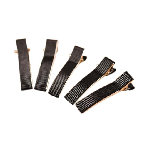 50 Stück Metall Haarspange für Damen, 3.5cm Modische Haarklammern Haarspange, Schöne Haar Schnappclips Einfache Haarspangen Clips für Fraue Dickes Dünnes Haar,Schwarz von Anevous