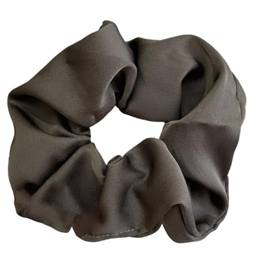 6 Stück Haargummis Damen,Elastisch Hair Scrunchies,Weich Haargummi,Cute Satin Scrunchie,Silky Acetate Hair Ties,Haarringe mit Gummiband,Geschenk für Frauen und Mädchen,Kaffee von Anevous