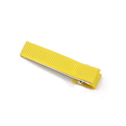 60 Stück 4.8cm Kleine Haarklammern Mädchen,Mini Metall Duckbill-Haarspangen,Niedlicher Haarschmuck,Haarnadeln,Haarclips,Zubehör für Baby,Mädchen,Kinder,DIY Basteln,Gelb von Anevous