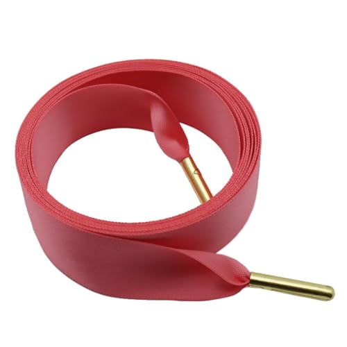 Anevous 2 Paar Satin Flache Schnürsenkel,Premium Satinschnürsenkel,Ersatz Schuhbänder,Ribbon,Satinband,Shoelaces für Damen,Laufschuhe,Turnschuhe,Sneaker,Sportschuhe,Dunkelrosa,160cm von Anevous