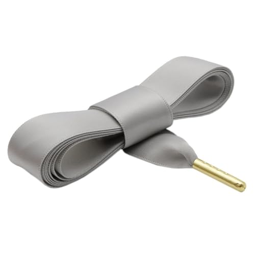 Anevous 2 Paar Satin Flache Schnürsenkel,Premium Satinschnürsenkel,Ersatz Schuhbänder,Ribbon,Satinband,Shoelaces für Damen,Laufschuhe,Turnschuhe,Sneaker,Sportschuhe,Hellgrau,90cm Anevous 2 Paar Satin Flache Schnürsenkel,Premium Satinschnürsenkel,Ersatz Schuhbänder,Ribbon,Satinband,Shoelaces für Damen,Laufschuhe,Turnschuhe,Sneaker,Sportschuhe,Hellgrau,90cm von Anevous
