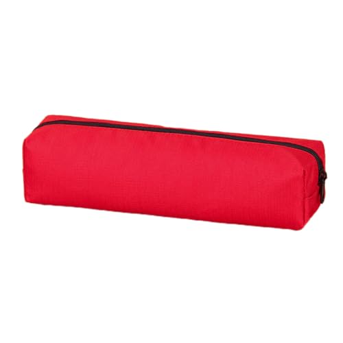 Anevous 2 Stück Federmäppchen,Große Pencil Case,Fassungsvermögen Mäppchen Tragbare Schreibwarenbeutel,Bleistift Beutel für Middle High School College Office Studentin Mädchen Erwachsener Geschenk,Rot von Anevous