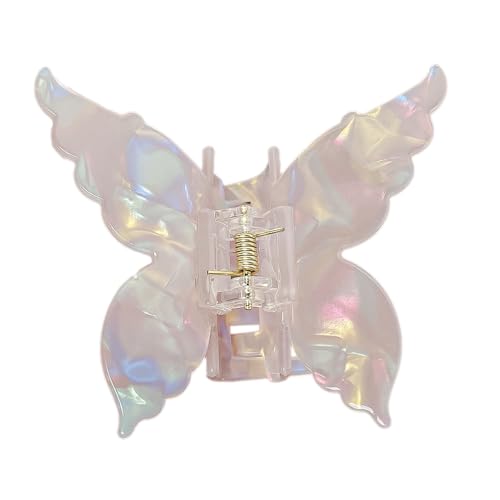 Essigsäure Haarklammer für Damen, 7cm Rutschfestes Haarspange, Haarspangen Langes Lockiges Haar, Haarstyling Zubehör für Frauen Kunststoff Haar Jaw Clips,Lila von Anevous