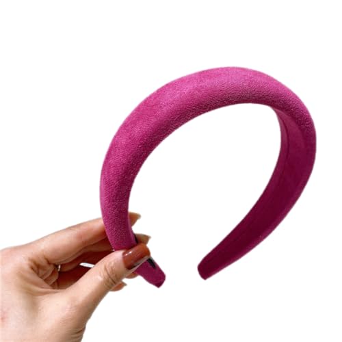 Haarreifen Damen,Anti-Rutsch Stirnband,Samt Geflochtene Haarbänder,Mode Stirnbänder,Breit Vintage Haarschmuck,Kopfband für Frauen,Mädchen,Zubehör,Rosenrot Haarreifen Damen,Anti-Rutsch Stirnband,Samt Geflochtene Haarbänder,Mode Stirnbänder,Breit Vintage Haarschmuck,Kopfband für Frauen,Mädchen,Zubehör,Rosenrot von Anevous
