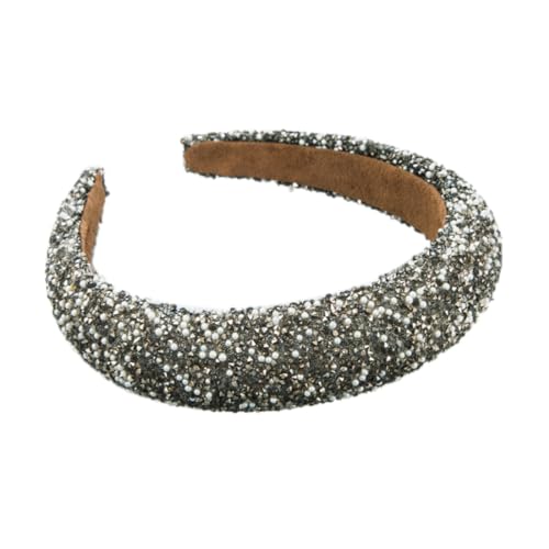 Perlen Stirnband,Damen Haarreif,Breit Haarreifen,Retro Perlen Haarbänder,Haarschmuck Damen,Frauen und Mädchen Haarband Accessoires für Hochzeit Party Geburtstag,Grau Perlen Stirnband,Damen Haarreif,Breit Haarreifen,Retro Perlen Haarbänder,Haarschmuck Damen,Frauen und Mädchen Haarband Accessoires für Hochzeit Party Geburtstag,Grau von Anevous