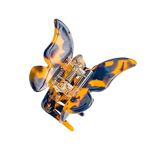 Schmetterlinge Haarklammer Damen, Rutschfeste Haarnadel, Haarspangen für dickes lockiges langes Haar, Haar Clips starker Halt Haarschmuck Accessoire für FrauenBlaubraun von Anevous