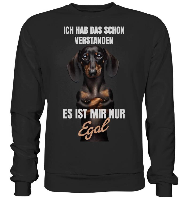 Es Ist Mir Egal Lustiger Spruch Mit Dackel Dachshund Teckel - Basic Sweatshirt Es Ist Mir Egal Lustiger Spruch Mit Dackel Dachshund Teckel - Basic Sweatshirt von AnfratoDesigns