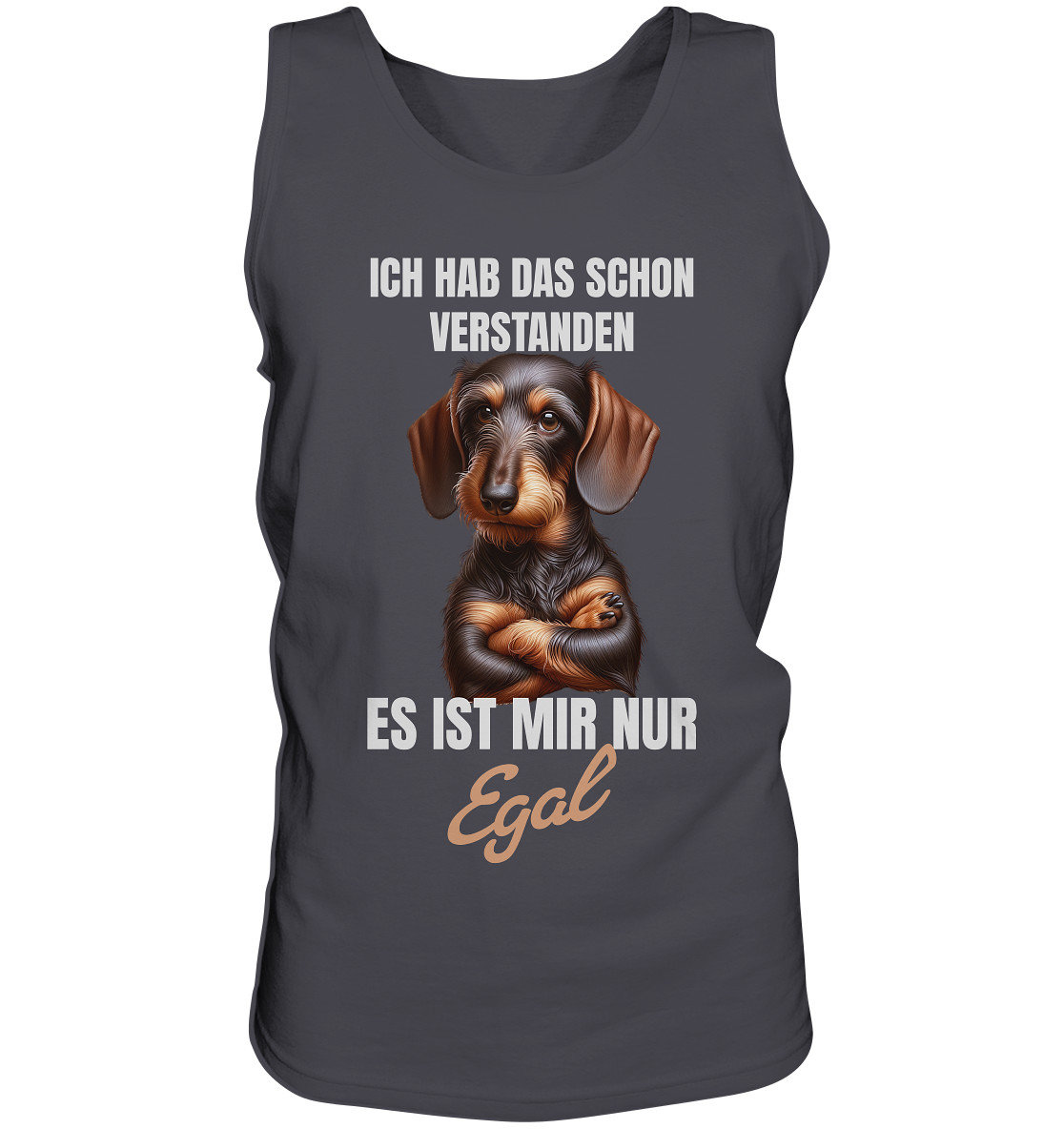Es Ist Mir Egal Lustiger Spruch Mit Dackel Dachshund Teckel - Tank-Top Es Ist Mir Egal Lustiger Spruch Mit Dackel Dachshund Teckel - Tank-Top von AnfratoDesigns