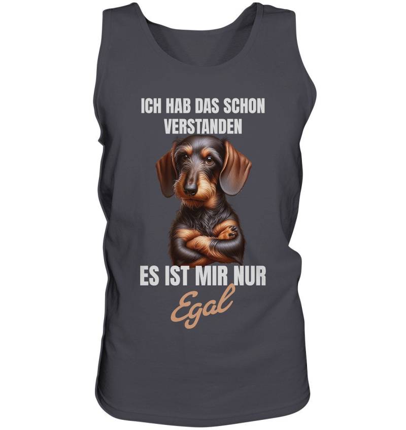 Es Ist Mir Egal Lustiger Spruch Mit Dackel Dachshund Teckel - Tank-Top von AnfratoDesigns